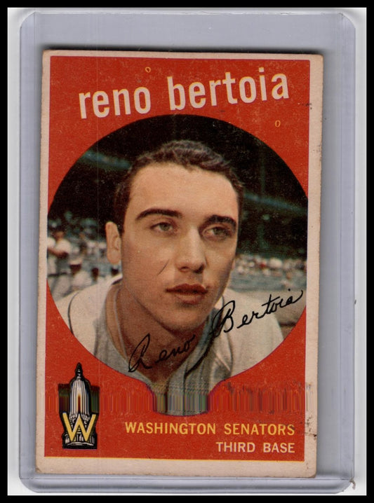 1959 Topps #84 Reno Bertoia