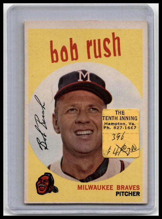 1959 Topps #396 Bob Rush