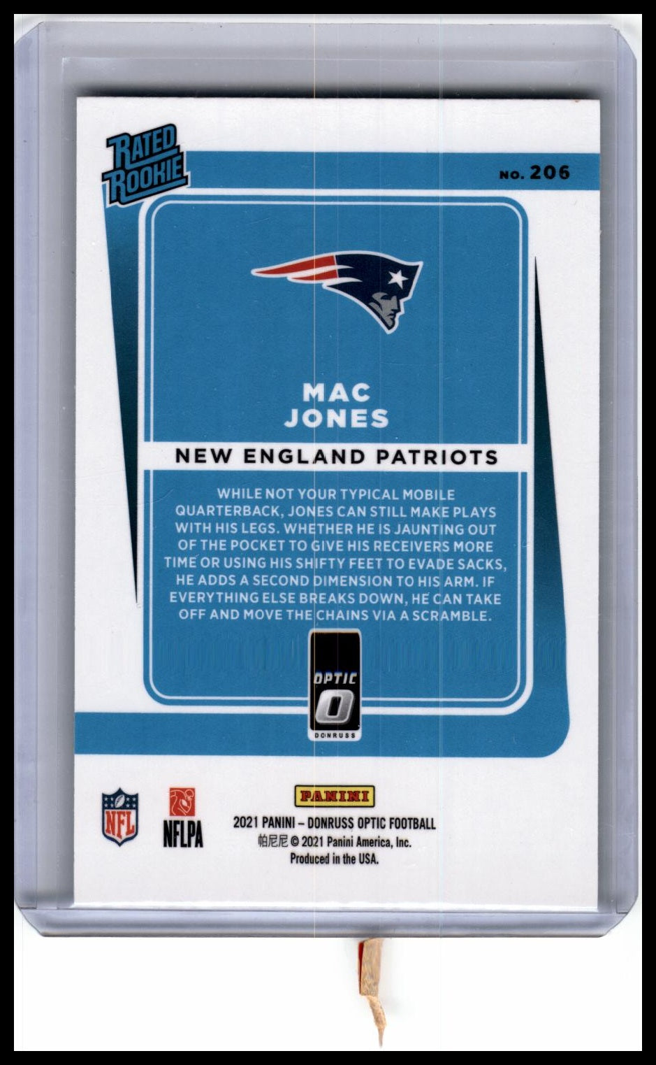2021 Donruss Optic #206 Mac Jones