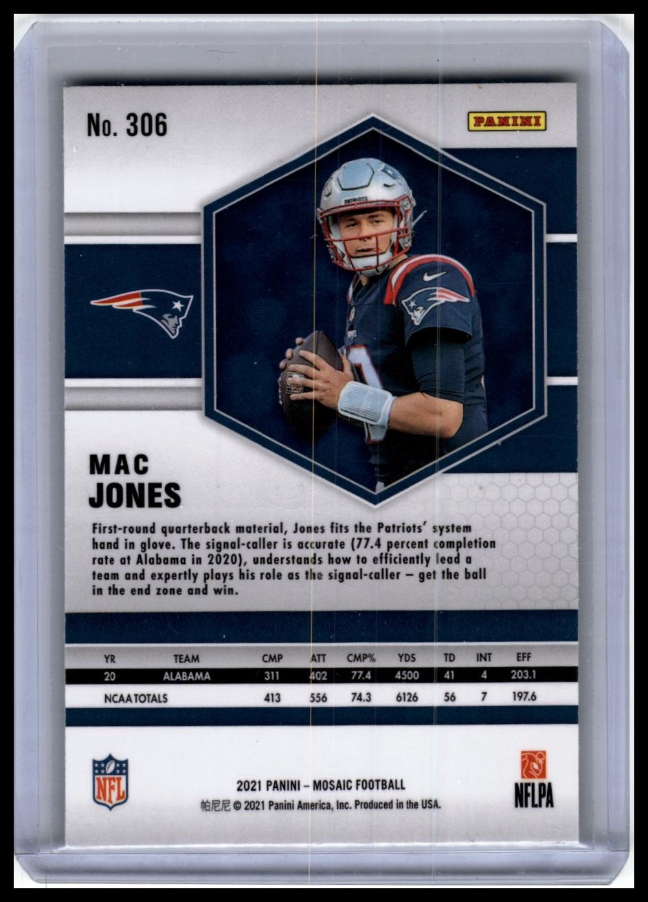 2021 Panini Mosaic #306 Mac Jones
