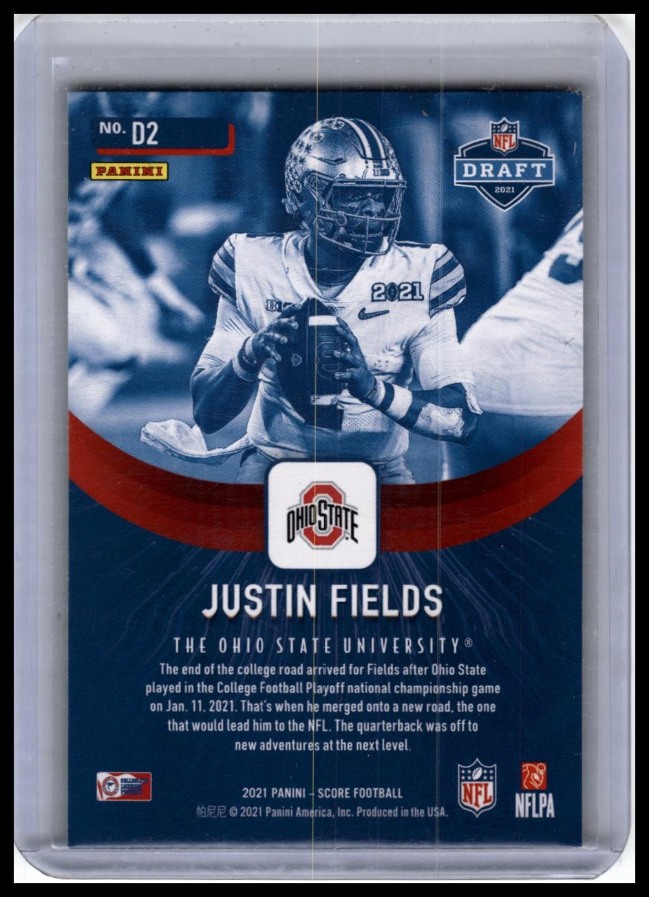2021 Score #D2 Justin Fields NFL Draft