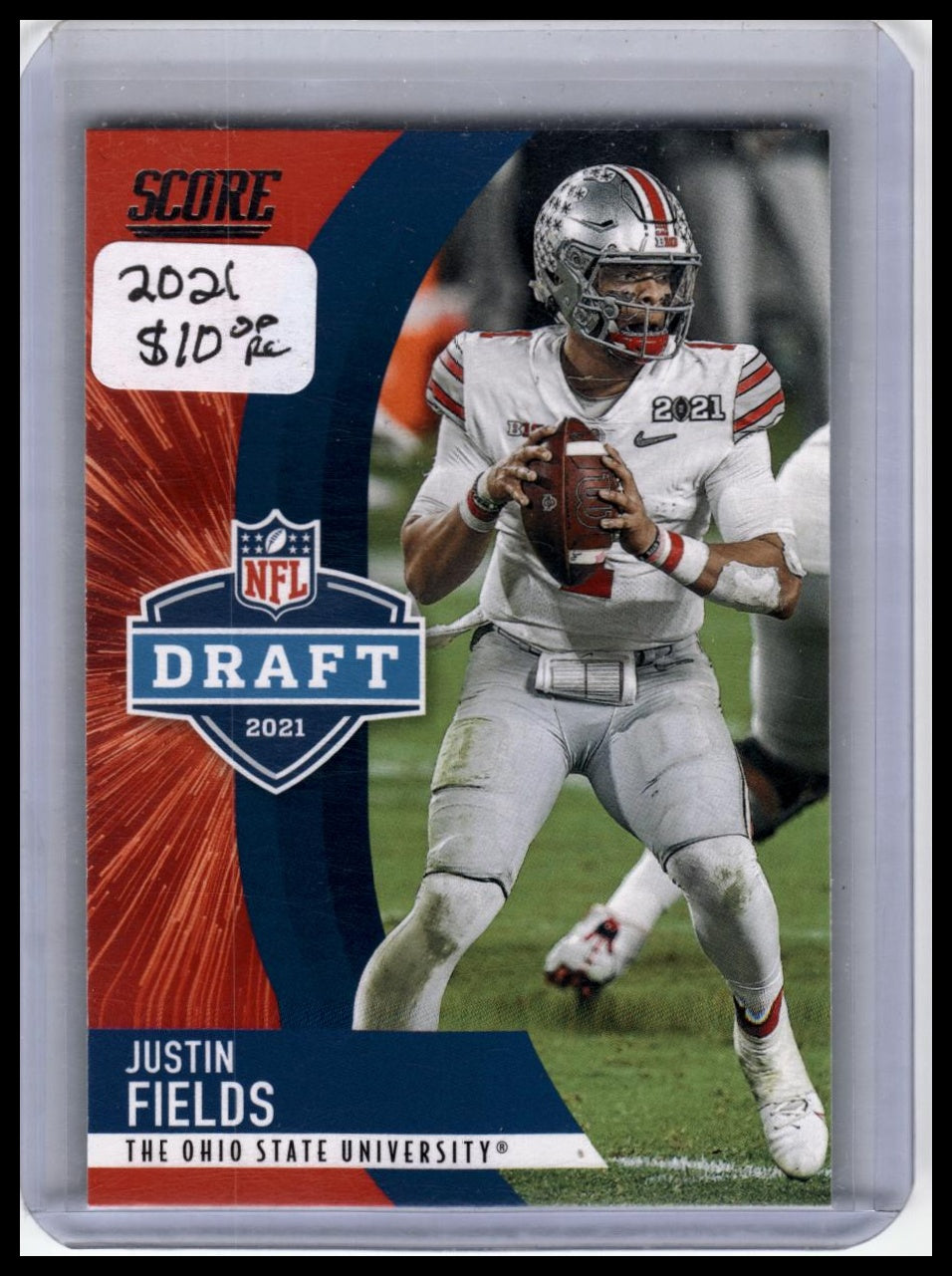 2021 Score #D2 Justin Fields NFL Draft