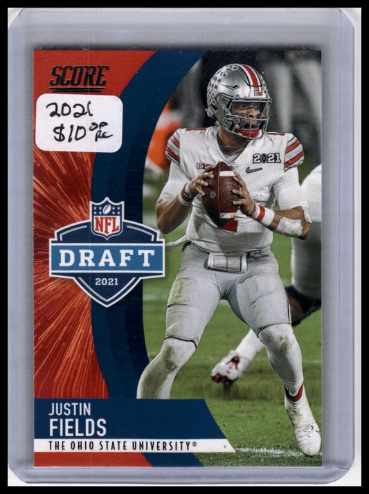 2021 Score #D2 Justin Fields NFL Draft
