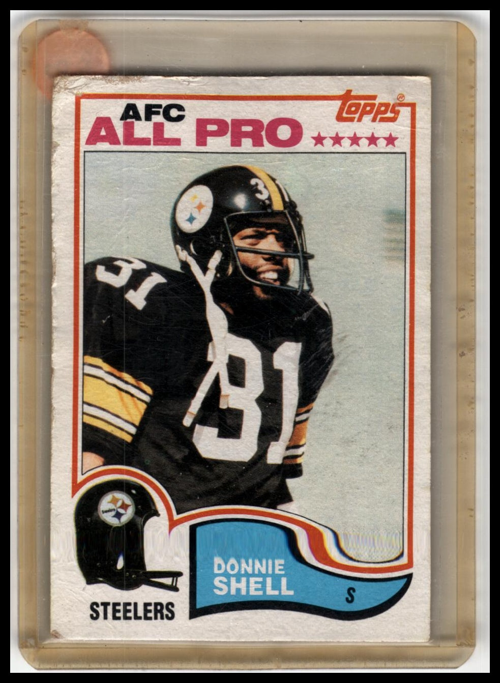 1982 Topps #217 Donnie Shell