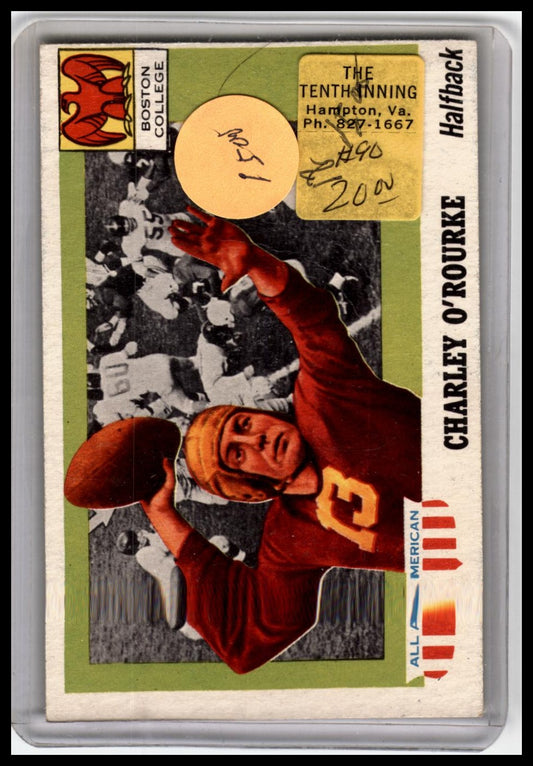 1955 Topps All-American #90 Charley O'Rourke