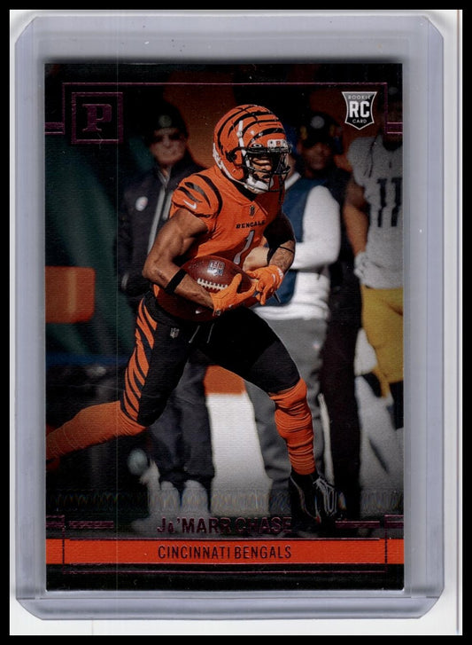 2021 Panini Chronicles #PA-24 Ja'Marr Chase Panini Pink