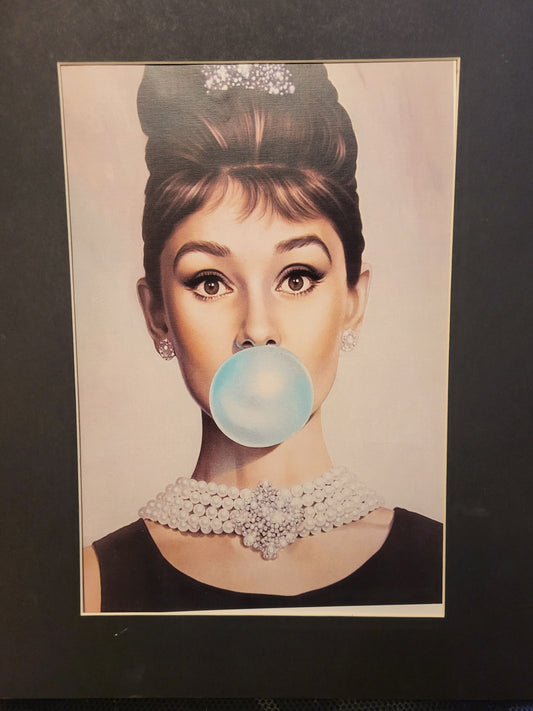 Audrey Hepburn & Marilyn Monroe Bubblegum Wall Art