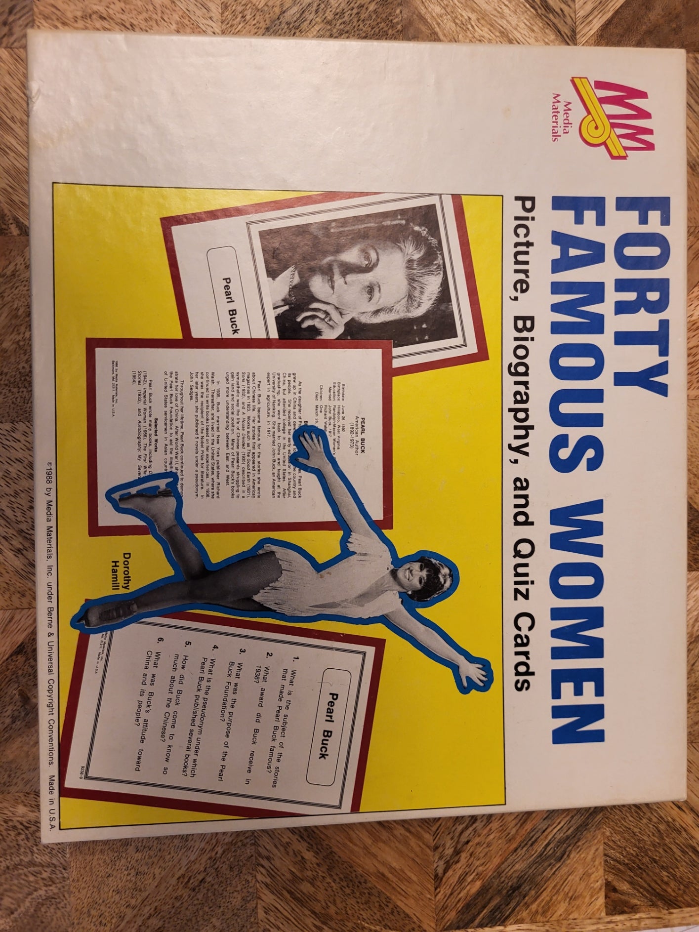 Fourty Famous Women Picture and Biography Quiz Cards