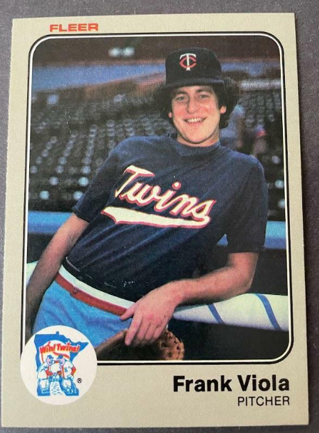 Frank Viola's Fleer Rookie Card Autographed