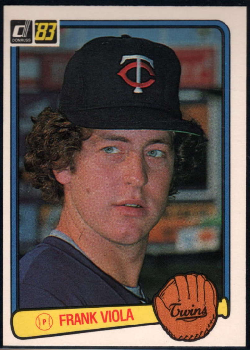 Frank Viola's Donruss Rookie Card Autographed