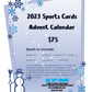 2023 Sports Card Advent Calendar