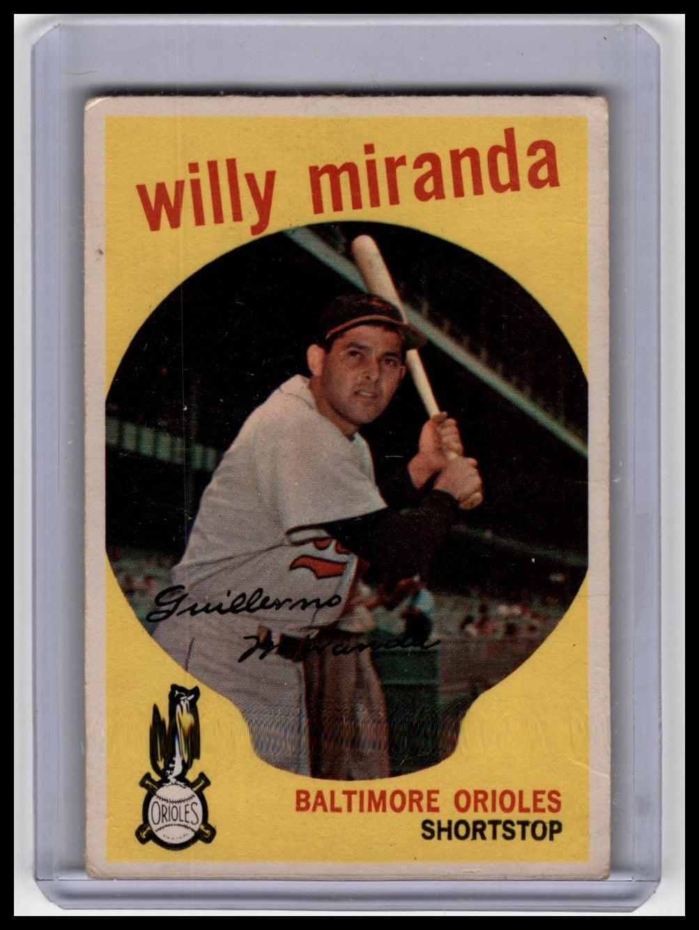 1959 Topps #540 Willy Miranda