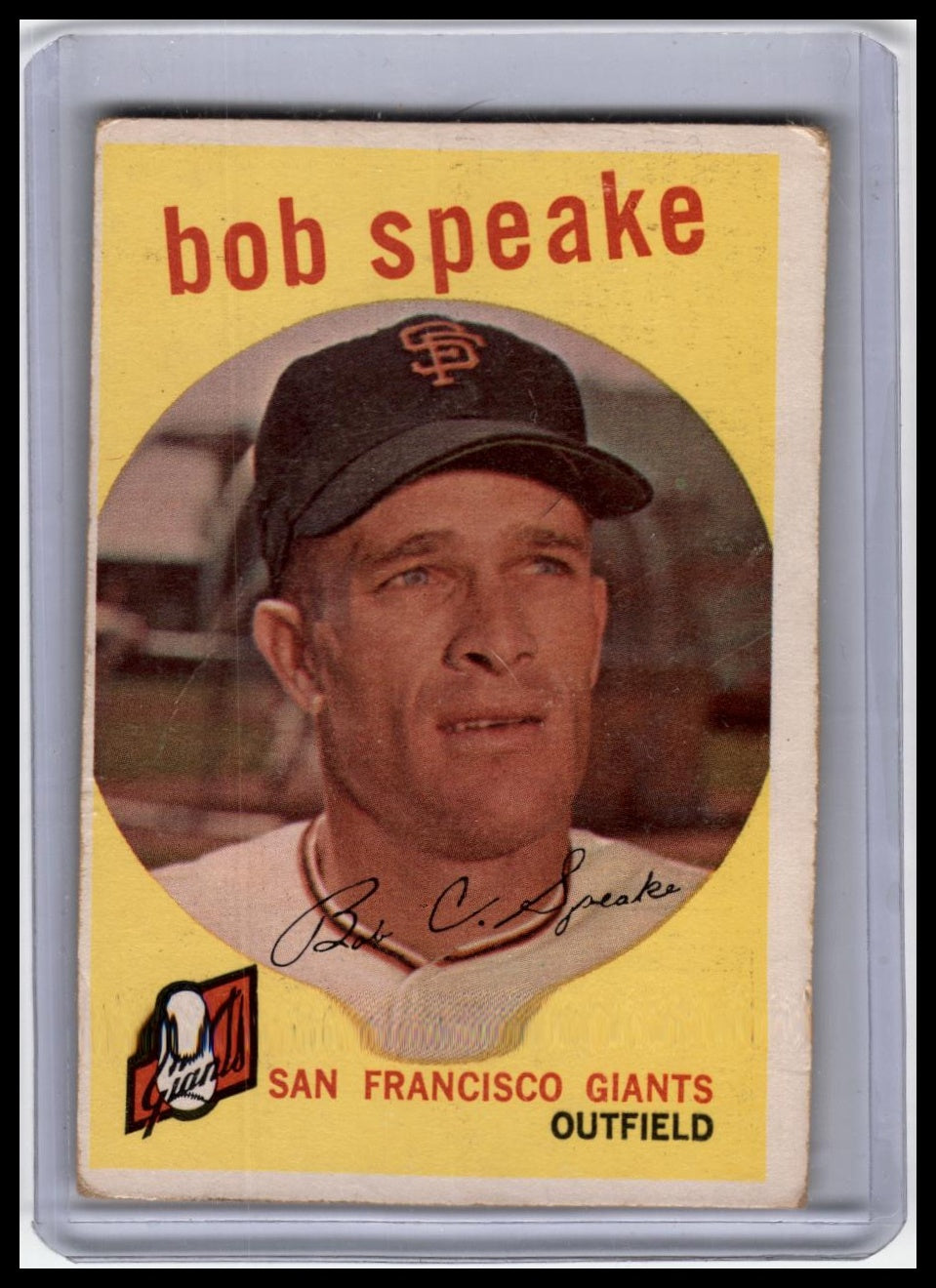 1959 Topps #526 Bob Speake