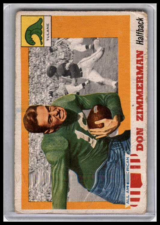 1955 Topps All-American #49 Don Zimmerman
