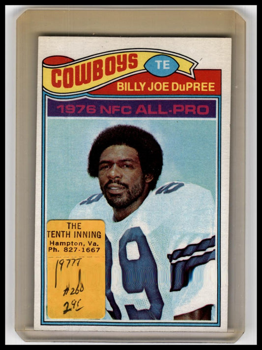 1977 Topps #260 Billy Joe Dupree