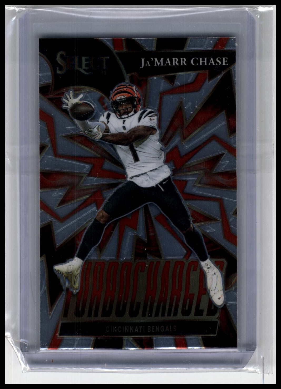 2021 Panini Select #TUR-8 Ja'Marr Chase Turbocharged