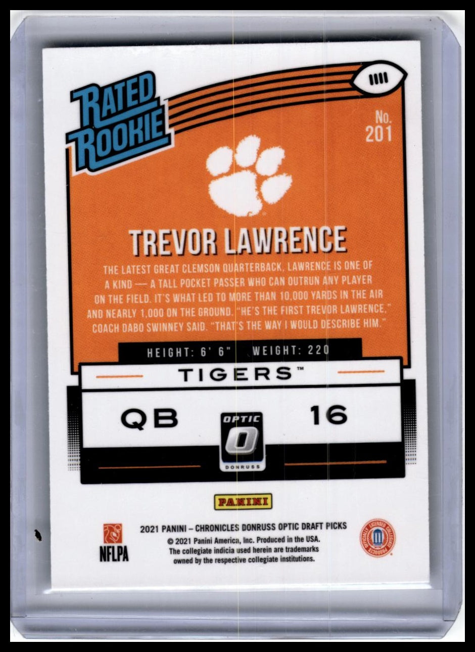 2021 Panini Chronicles Draft Picks #201 Trevor Lawrence