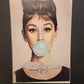 Audrey Hepburn & Marilyn Monroe Bubblegum Wall Art